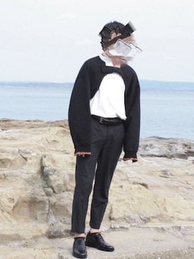 「CLANE（クラネ）のアイテム（パンツ）」を使った、坂口峻吾♻️さん（メンズ・169cm）の春コーディネート