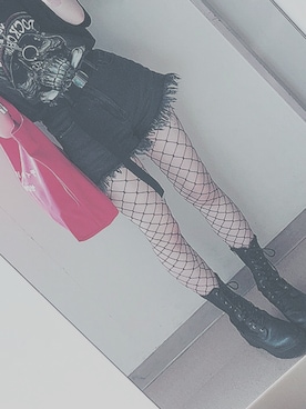 「アイテム（タイツ/ストッキング）」を使った、藤咲さん（レディース・166cm・10代）の秋コーディネート
