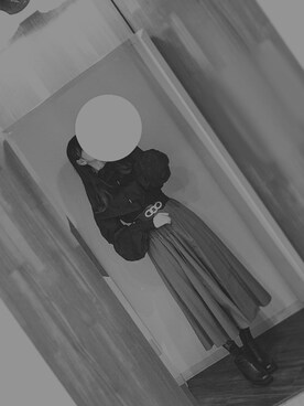 「00（ゼロゼロ）のアイテム」を使った、藤咲さん（レディース・166cm）の秋コーディネート