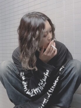 「だぼだぼ」｜「アイテム（その他）」を使った、藤咲さん（レディース・167cm）の夏コーディネート