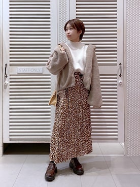 「へザー」｜「アイテム（パーカー）」を使った、ぶんちゃんさん（レディース・152cm）の冬コーディネート