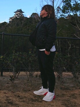 「G-STAR RAW（ジースターロゥ）のアイテム（ブルゾン）」を使った、Totti Nisetanaさん（メンズ・163cm）の冬コーディネート