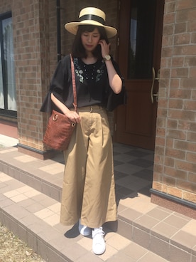 ⁂𝕂𝔸ℕ𝔸⁂さん（レディース・165cm）の春コーディネート