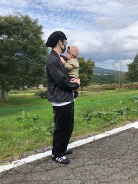 「アイテム（スウェット）」を使った、yukicodeさん（キッズ・60cm）の秋コーディネート