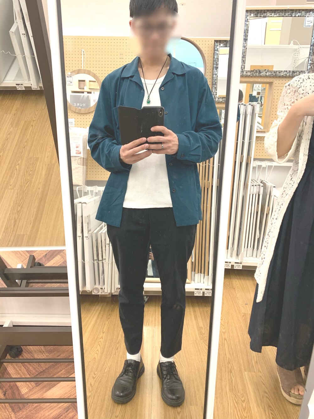 「GU、UNIQLO、春コーデ、オープンカラーシャツ」｜「GUのGU  オープンカラーシャツ（シャツ/ブラウス、グリーン系）」を使った、ゆっくんさん（メンズ・180cm）の春コーディネートの1枚目の写真