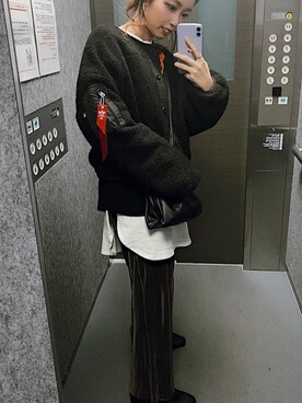 Kazukiさん（レディース・160cm）の冬コーディネート