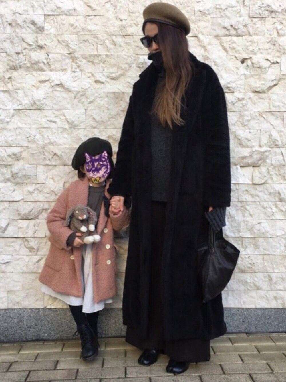 「NHOLLYWOOD、sawa takai、CELINE、JHON LAWLENCE SULLIVAN、Maison Martin Margiela」｜「N.HOOLYWOODのアイテム（帽子、ベージュ系）」を使った、Nさん（レディース・163cm）の冬コーディネートの1枚目の写真