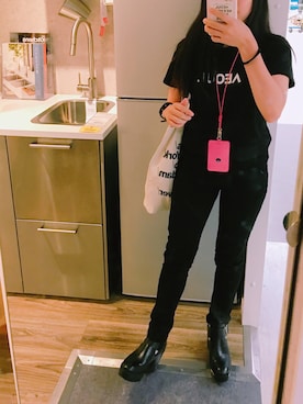 「NOHANT（ノアン）のアイテム」を使った、Ami さん（レディース・144cm）の夏コーディネート