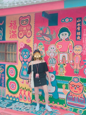 「Aラインスカート」｜「アイテム（帽子）」を使った、Ami さん（レディース・144cm）の秋コーディネート
