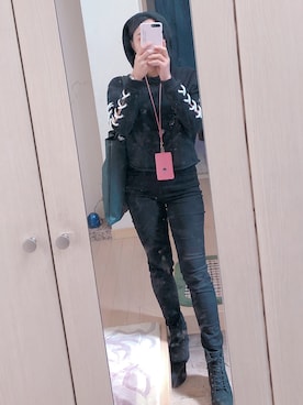 「PRIMARK（プライマーク）のアイテム（トップス）」を使った、Ami さん（レディース・144cm）の秋コーディネート