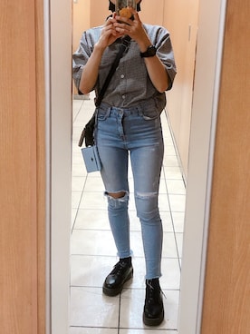 「PRIMARK（プライマーク）のアイテム（バッグ）」を使った、Ami さん（レディース・144cm）の秋コーディネート