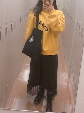 「chancechance（チャンスチャンス）のアイテム」を使った、Ami さん（レディース・144cm）の秋コーディネート