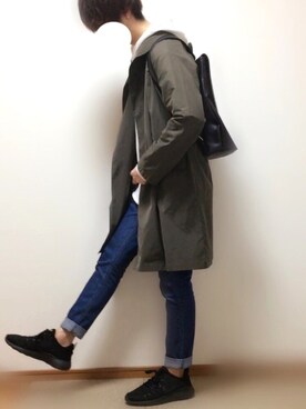 「SEVENDAYS=SUNDAY（セブンデイズサンデイ）のアイテム（ダウンジャケット/コート）」を使った、ゆーいてぃさん（メンズ・177cm）の春コーディネート
