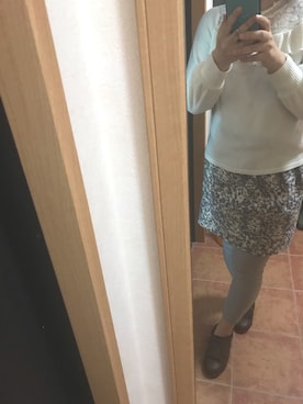 「Avail（アベイル）のアイテム（レギンス/スパッツ）」を使った、yufu💐さん（レディース・166cm）の冬コーディネート