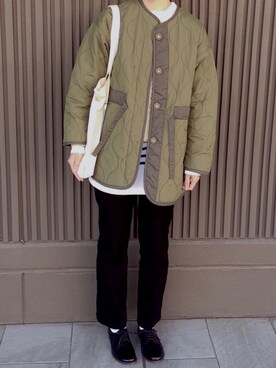 「JOURNAL STANDARD relume（ジャーナルスタンダード　レリューム）のアイテム（ブルゾン）」を使った、ちぐささん（レディース・156cm）の冬コーディネート
