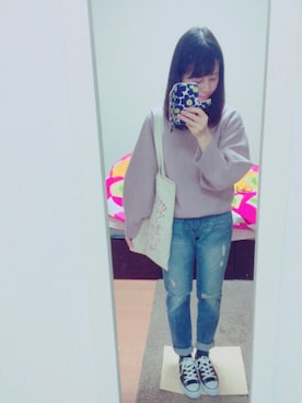 Yuさん（レディース・151cm）の冬コーディネート