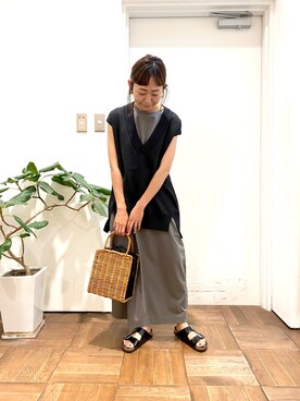 ちばななこさん（レディース・154cm）の夏コーディネート