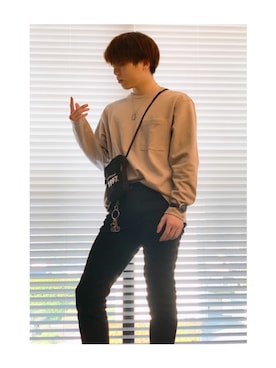 「youthloser」｜「アイテム（腕時計）」を使った、チョコπさん（メンズ・169cm）の春コーディネート