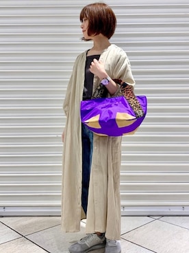 「シアタープロダクツ(THEATRE PRODUCTS)」｜「アイテム（アナログ腕時計）」を使った、ki_daさん（レディース・155cm）の夏コーディネート