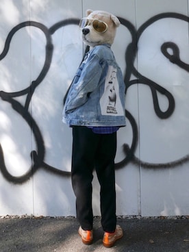 「ALLEGE（アレッジ）のアイテム」を使った、ザッシュ（仮称）さん（メンズ・171cm）の秋コーディネート