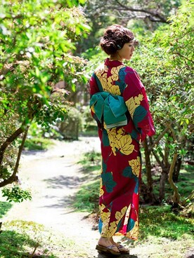 KIMONOMACHIさん（レディース・166cm）の夏コーディネート