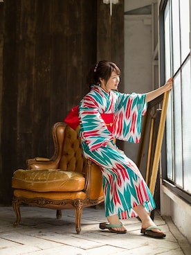 KIMONOMACHIさん（レディース・159cm）の夏コーディネート