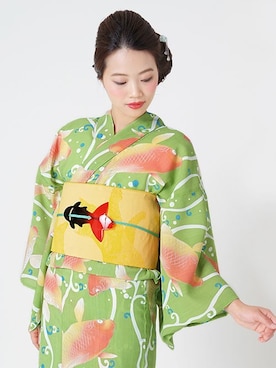 KIMONOMACHIさん（レディース・168cm）の夏コーディネート