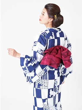 KIMONOMACHIさん（レディース・160cm）の夏コーディネート