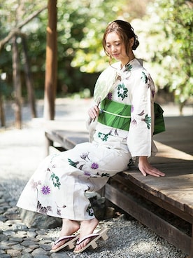 KIMONOMACHIさん（レディース・167cm）の夏コーディネート