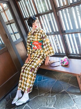 KIMONOMACHIさん（レディース・166cm）の秋コーディネート