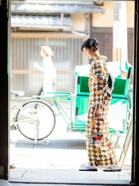 KIMONOMACHIさん（レディース・160cm）の秋コーディネート