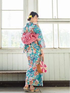 KIMONOMACHIさん（レディース・168cm）の夏コーディネート