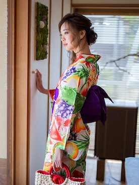 KIMONOMACHIさん（レディース・168cm）の夏コーディネート