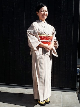KIMONOMACHIさん（レディース・155cm）の春コーディネート