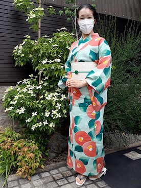 浴衣を使った パステルカラー の人気ファッションコーディネート Wear