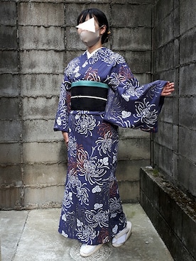 KIMONOMACHIさん（レディース・155cm）の夏コーディネート