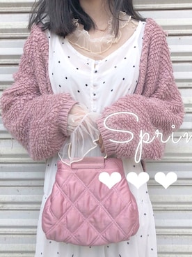 「chico_（チコ）のアイテム（ワンピース/ドレス）」を使った、iiasevenさん（レディース・158cm）の春コーディネート