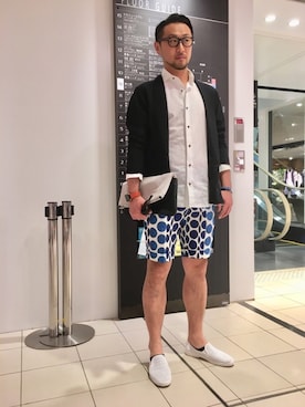 「※RECENCY OF MINE（リーセンシィ オブ マイン）のアイテム」を使った、jyunkiさん（メンズ・179cm）の夏コーディネート