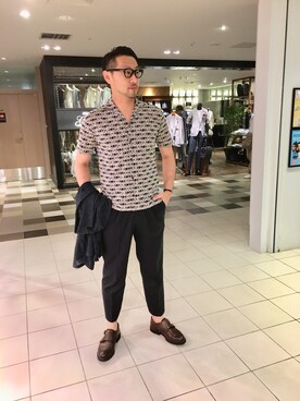 「※RECENCY OF MINE（リーセンシィ オブ マイン）のアイテム」を使った、jyunkiさん（メンズ・179cm）の夏コーディネート