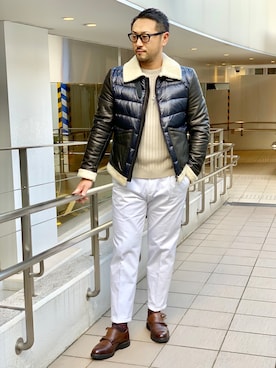 「フォローミー」｜「アイテム（その他アウター）」を使った、jyunkiさん（メンズ・179cm）の秋コーディネート