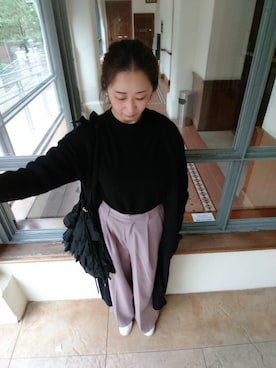 「TOPSHOP（トップショップ）のアイテム（アクセサリー）」を使った、ViViaN k.さん（レディース・165cm）の冬コーディネート