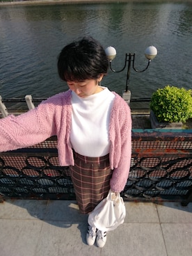 「ミディスカート」｜ViViaN k.さん（レディース・165cm）の秋コーディネート