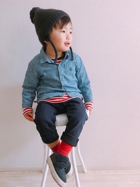 KOppiiiiiさん（キッズ・90cm）の冬コーディネート