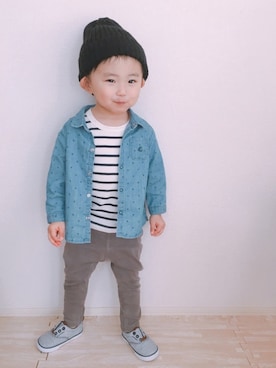 KOppiiiiiさん（キッズ・90cm）の春コーディネート