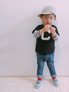 KOppiiiiiさん（キッズ・90cm）の春コーディネート