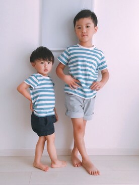 KOppiiiiiさん（キッズ・90cm）の夏コーディネート