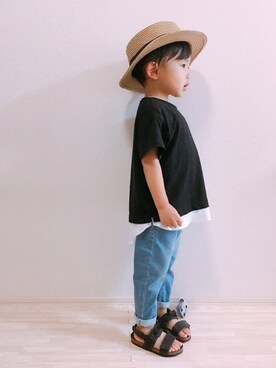 KOppiiiiiさん（キッズ・90cm）の夏コーディネート