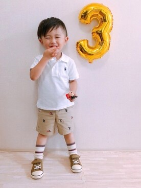 KOppiiiiiさん（キッズ・90cm）の夏コーディネート