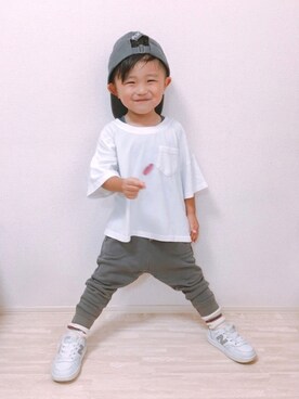 KOppiiiiiさん（キッズ・90cm）の夏コーディネート