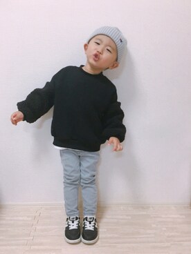 KOppiiiiiさん（キッズ・90cm）の秋コーディネート